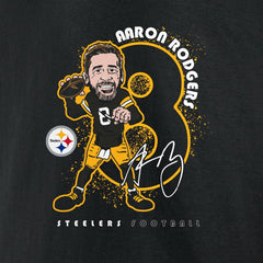 Aaron Rodgers Pittsburgh Steelers Steel City T-Shirt Black