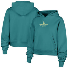 Los Angeles Dodgers '47 Women's Contemporary Basics Anderson Foundation Hoodie - Teal Hoodies