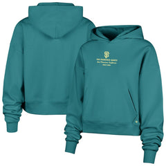 San Francisco Giants '47 Women's Contemporary Basics Anderson Foundation Hoodie - Teal Hoodies