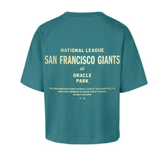 San Francisco Giants '47 Women's Contemporary Basics Leon City T-Shirt - Teal T-shirts