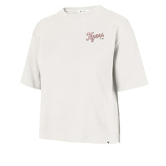 Detroit Tigers '47 Women's Love Letter Reed City T-Shirt - Cream T-shirts