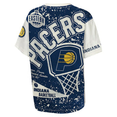 Indiana Pacers Outerstuff Youth Top Player All-Over-Print T-Shirt Cream