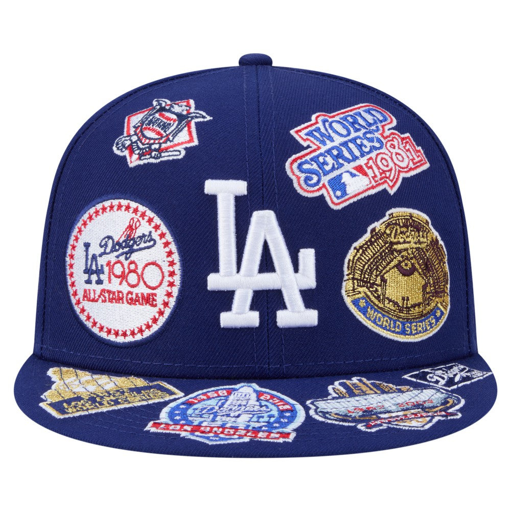 Los Angeles Dodgers New Era All Over 59FIFTY Fitted Hat - Royal Hats