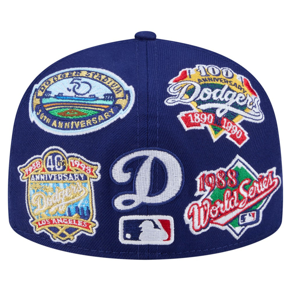 Los Angeles Dodgers New Era All Over 59FIFTY Fitted Hat - Royal Hats
