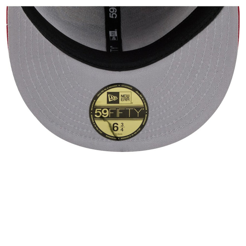Cincinnati Reds New Era All Over 59FIFTY Fitted Hat - Red Hats