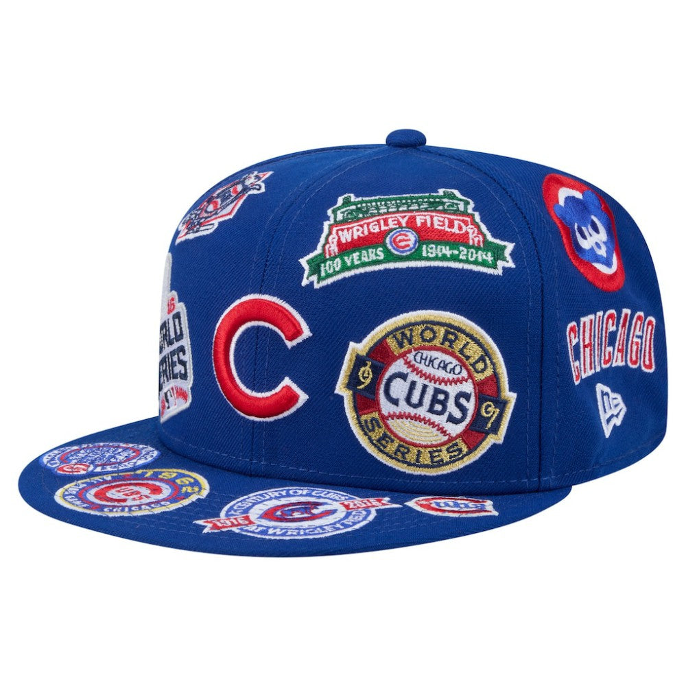 Chicago Cubs New Era All Over 59FIFTY Fitted Hat - Royal Hats