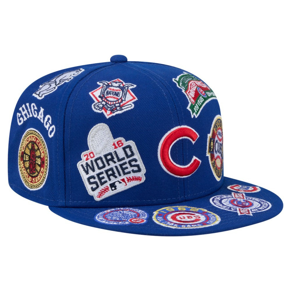 Chicago Cubs New Era All Over 59FIFTY Fitted Hat - Royal Hats