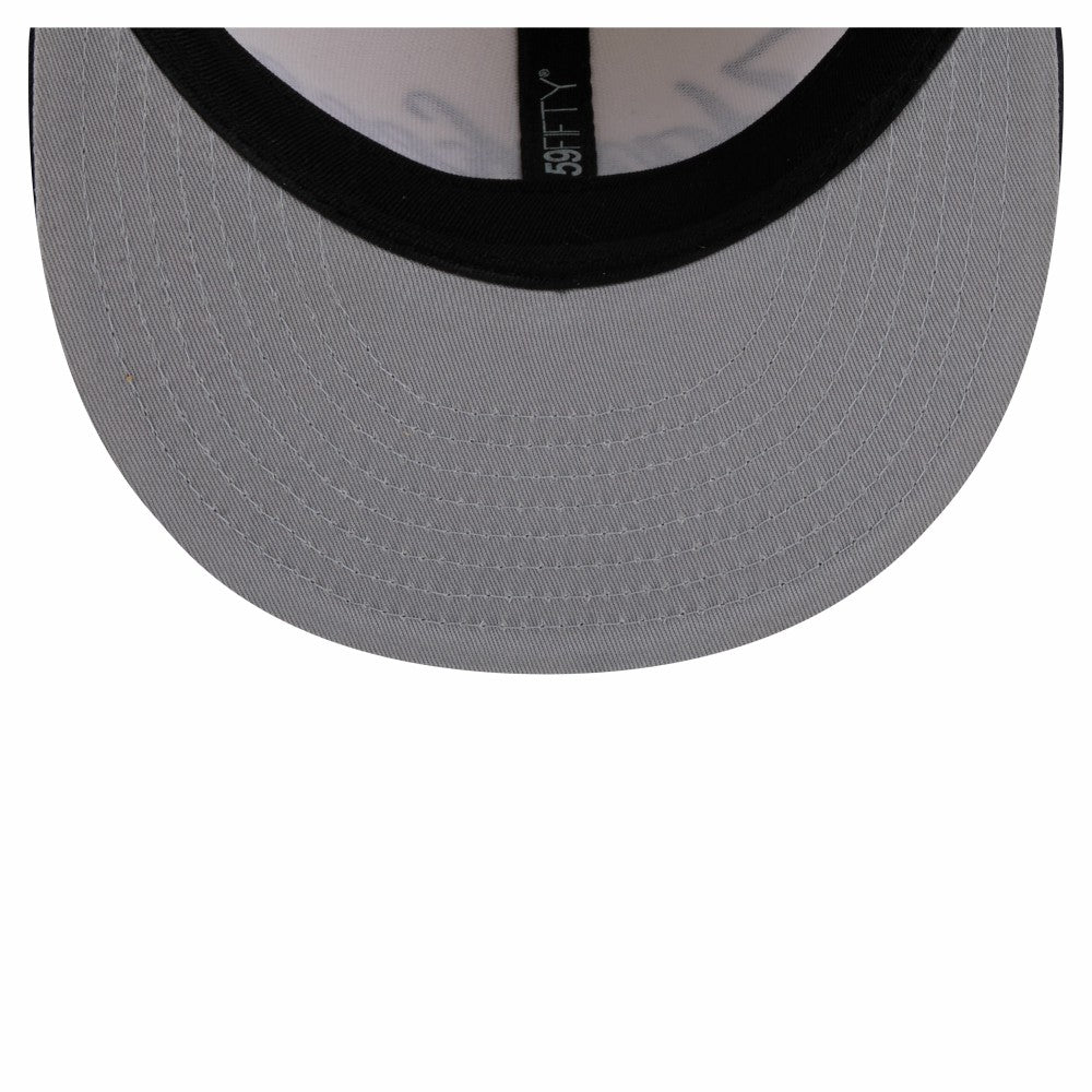 New York Yankees New Era Two-Tone Stitch 59FIFTY Fitted Hat - Cream Hats