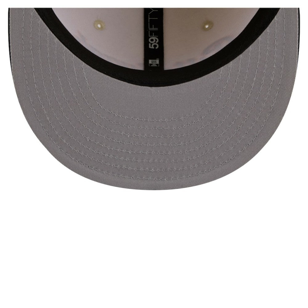 Pittsburgh Pirates New Era Two-Tone Stitch 59FIFTY Fitted Hat - Cream Hats