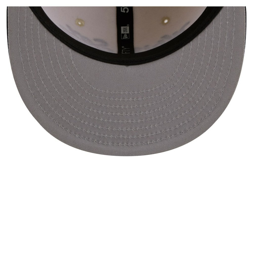 Chicago White Sox New Era Two-Tone Stitch 59FIFTY Fitted Hat - Cream Hats