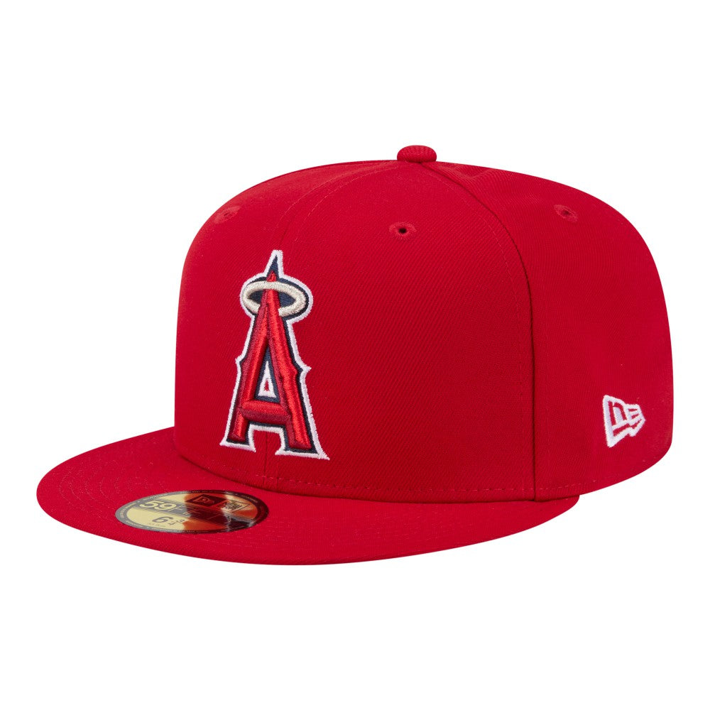 Los Angeles Angels New Era Hidden Hit 59FIFTY Fitted Hat - Red Hats