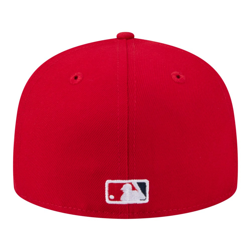 Los Angeles Angels New Era Hidden Hit 59FIFTY Fitted Hat - Red Hats