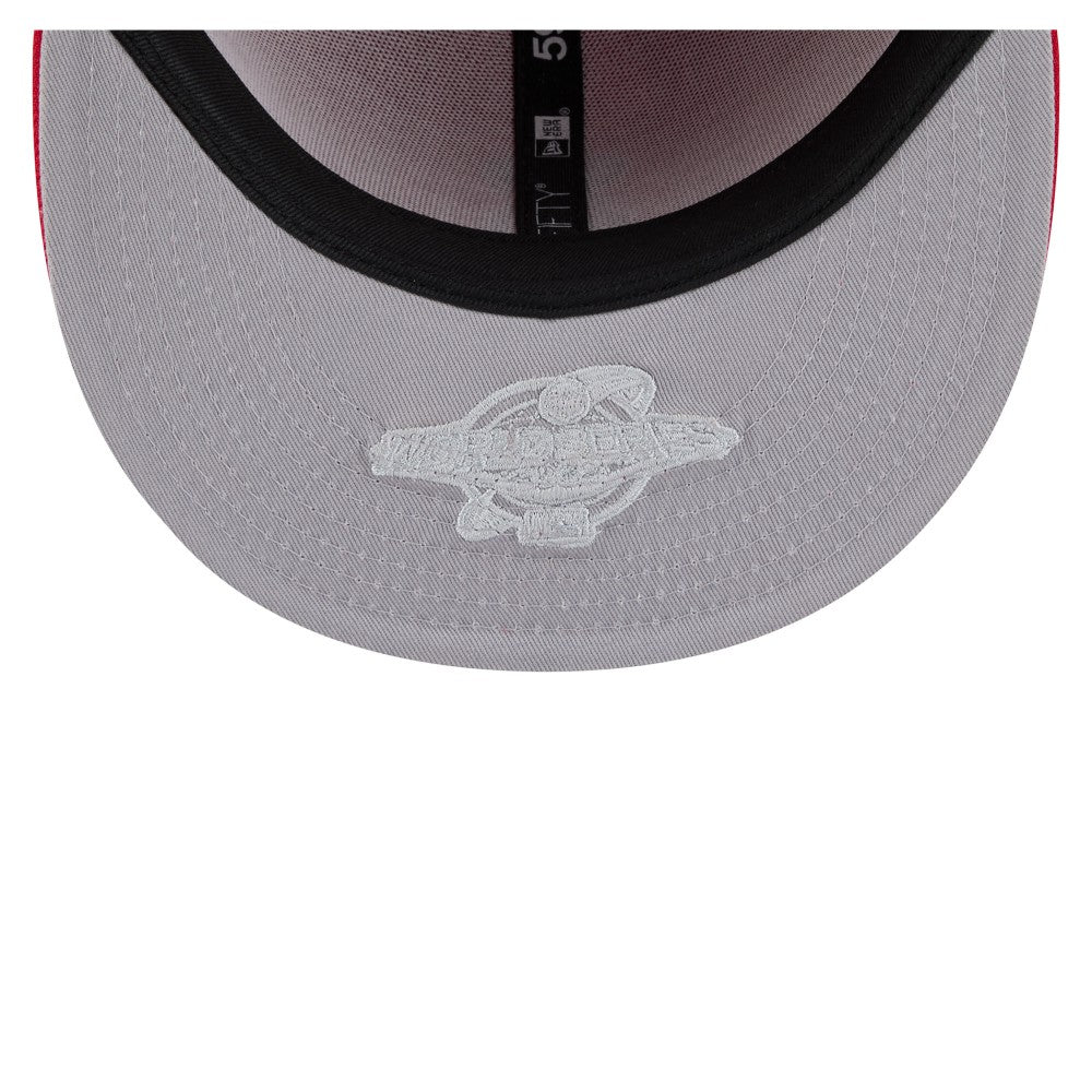Los Angeles Angels New Era Hidden Hit 59FIFTY Fitted Hat - Red Hats