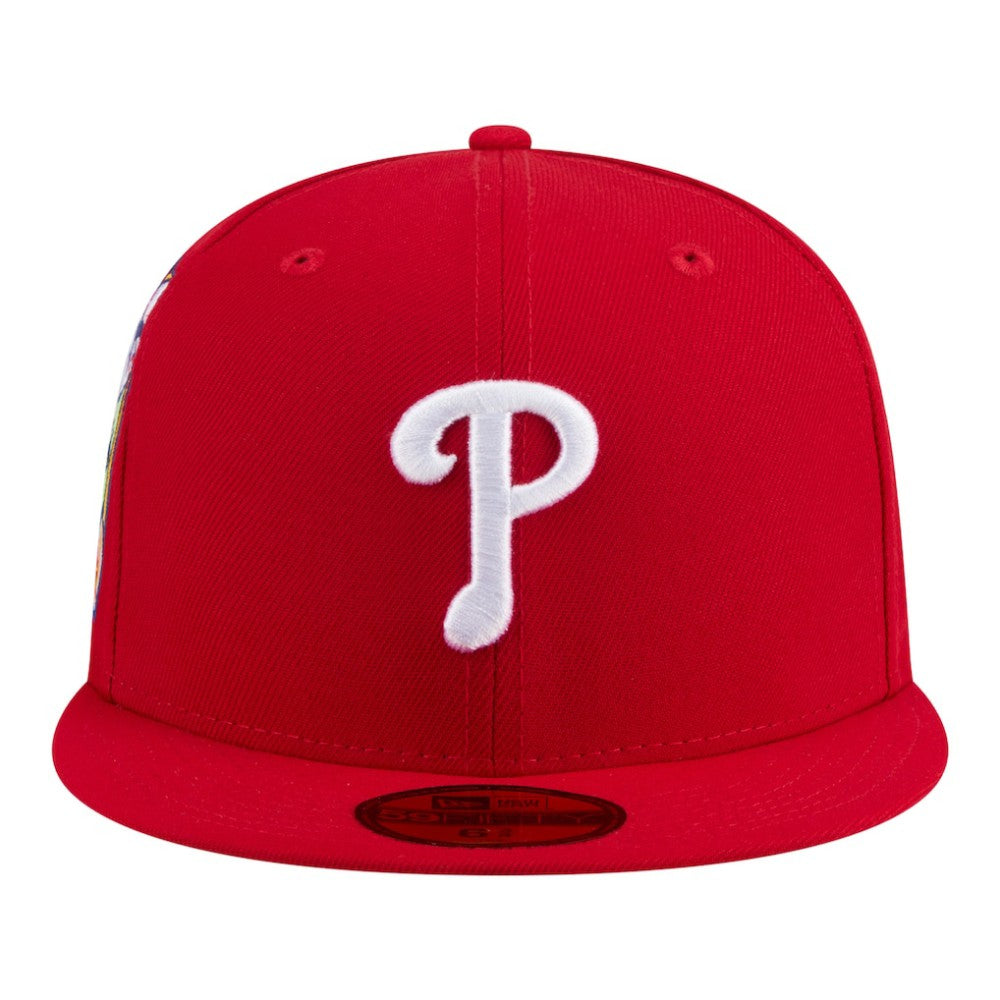 Philadelphia Phillies New Era Hidden Hit 59FIFTY Fitted Hat - Red Hats