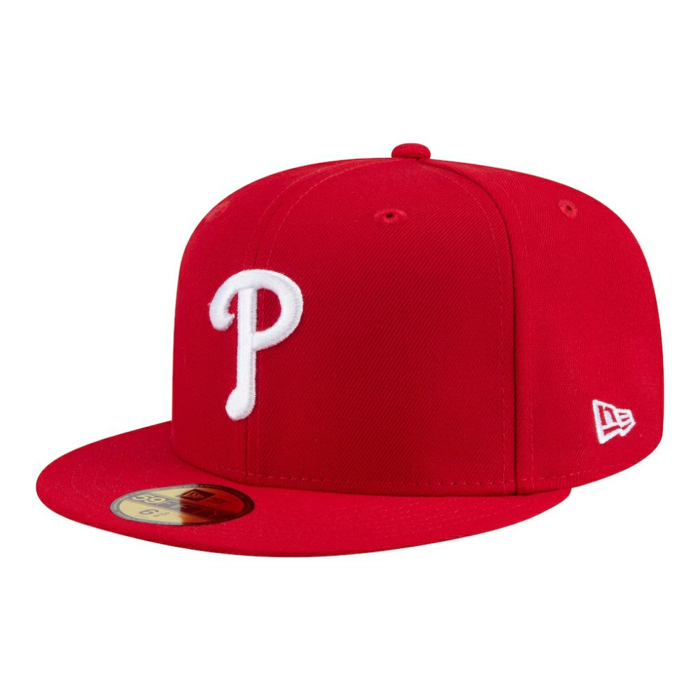 Philadelphia Phillies New Era Hidden Hit 59FIFTY Fitted Hat - Red Hats