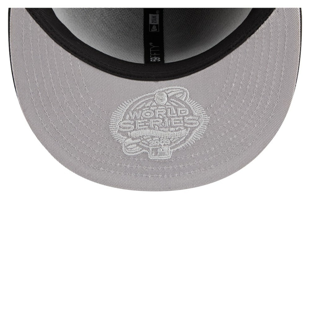 Miami Marlins New Era Hidden Hit 59FIFTY Fitted Hat - Black Hats
