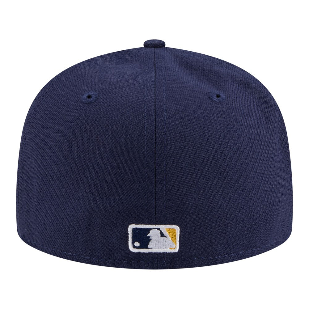 Milwaukee Brewers New Era Hidden Hit 59FIFTY Fitted Hat - Navy Hats