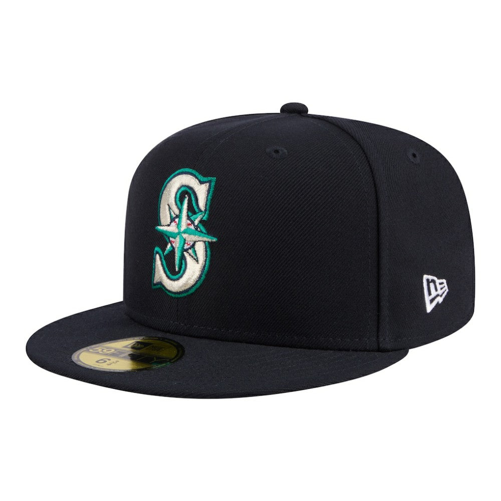 Seattle Mariners New Era Hidden Hit 59FIFTY Fitted Hat - Navy Hats