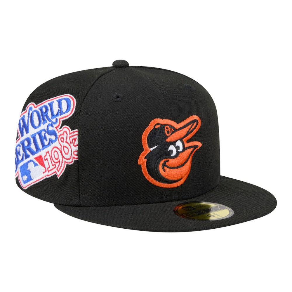 Baltimore Orioles New Era Hidden Hit 59FIFTY Fitted Hat - Black Hats