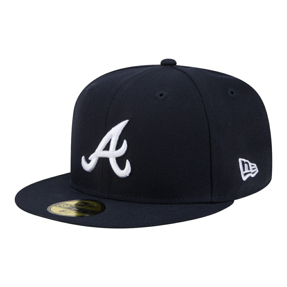 Atlanta Braves New Era Hidden Hit 59FIFTY Fitted Hat - Navy Hats