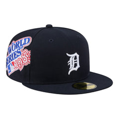Detroit Tigers New Era Hidden Hit 59FIFTY Fitted Hat - Navy Hats