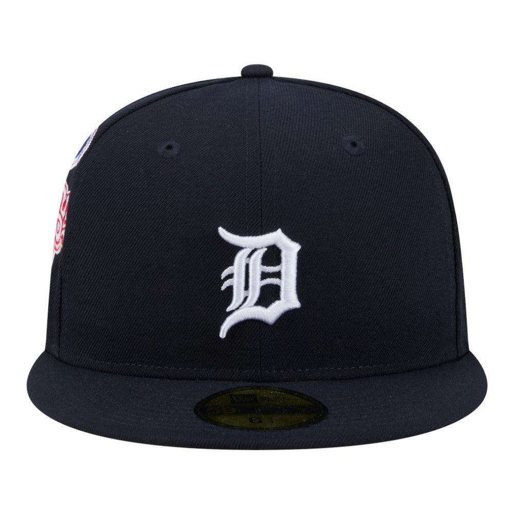 Detroit Tigers New Era Hidden Hit 59FIFTY Fitted Hat - Navy Hats