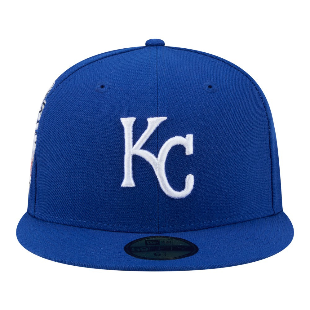 Kansas City Royals New Era Hidden Hit 59FIFTY Fitted Hat - Royal Hats