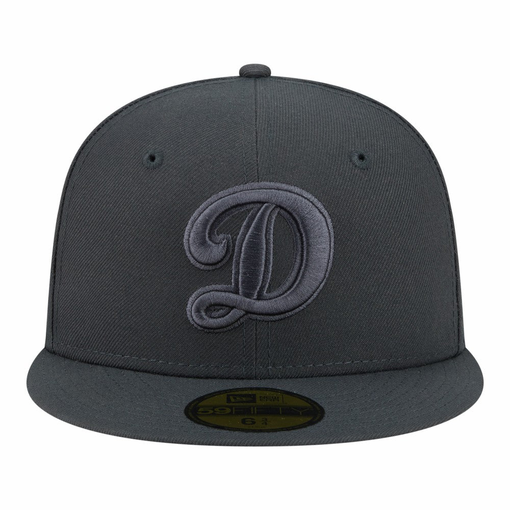 Los Angeles Dodgers New Era Color Pack 59FIFTY Fitted Hat - Charcoal Hats