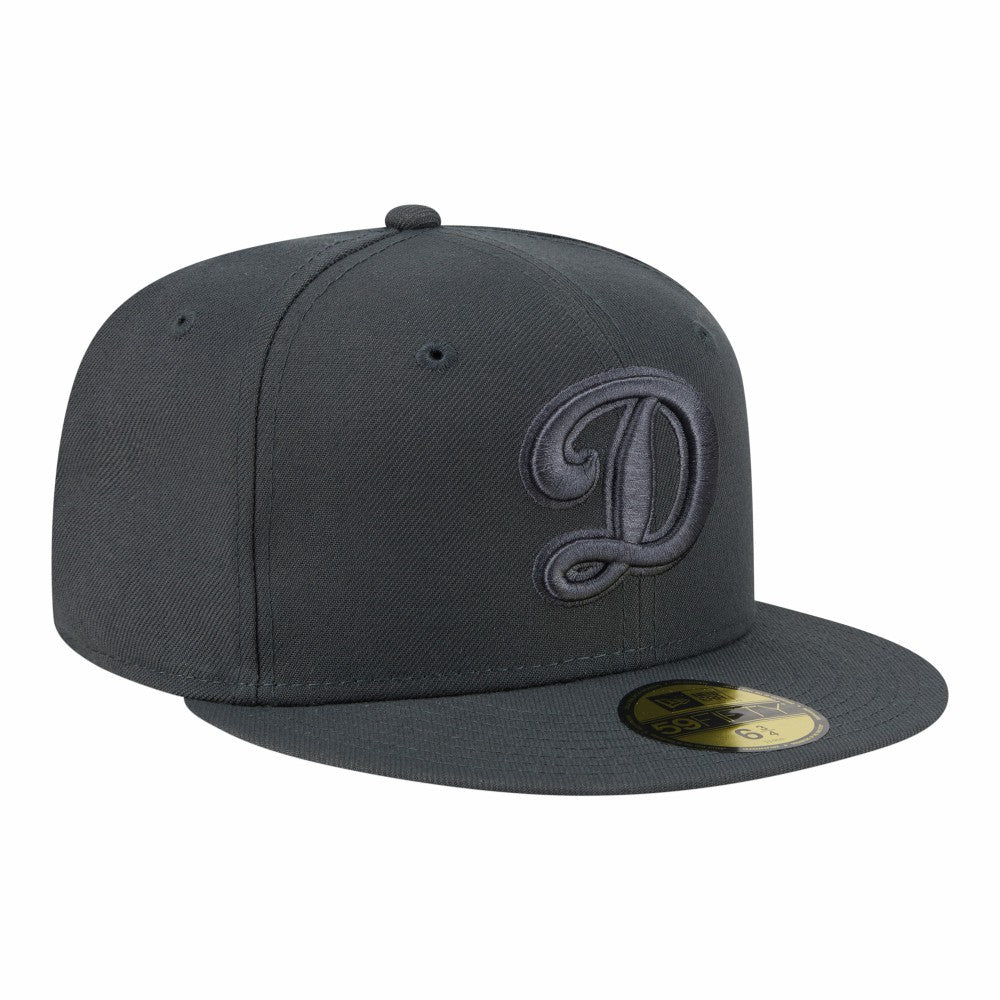 Los Angeles Dodgers New Era Color Pack 59FIFTY Fitted Hat - Charcoal Hats