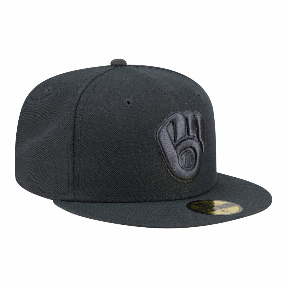 Milwaukee Brewers New Era Color Pack 59FIFTY Fitted Hat - Charcoal Hats