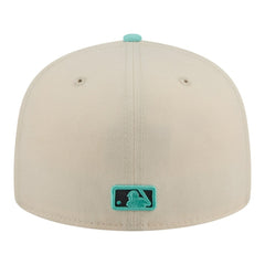 Baltimore Orioles New Era Two-Tone Color Pack 59FIFTY Fitted Hat - Light Beige/Turquoise Hats