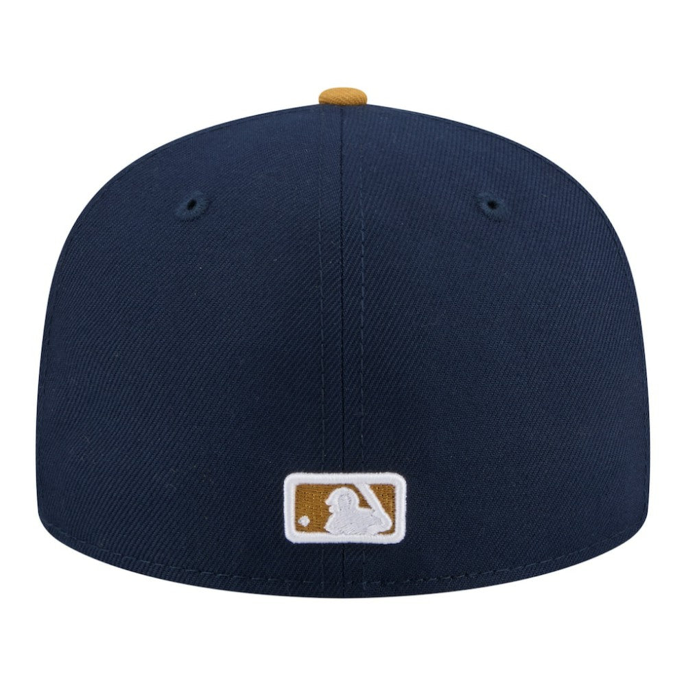 Boston Red Sox New Era Two-Tone Color Pack 59FIFTY Fitted Hat - Navy/Khaki Hats