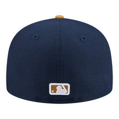 Chicago Cubs New Era Two-Tone Color Pack 59FIFTY Fitted Hat - Navy/Khaki Hats
