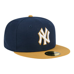 New York Yankees New Era Two-Tone Color Pack 59FIFTY Fitted Hat - Navy/Khaki Hats