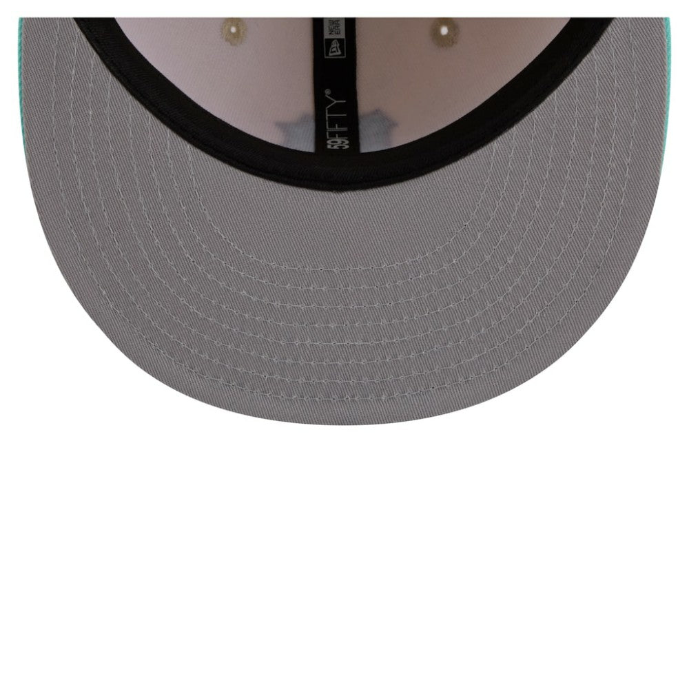 Pittsburgh Pirates New Era Two-Tone Color Pack 59FIFTY Fitted Hat - Light Beige/Turquoise Hats