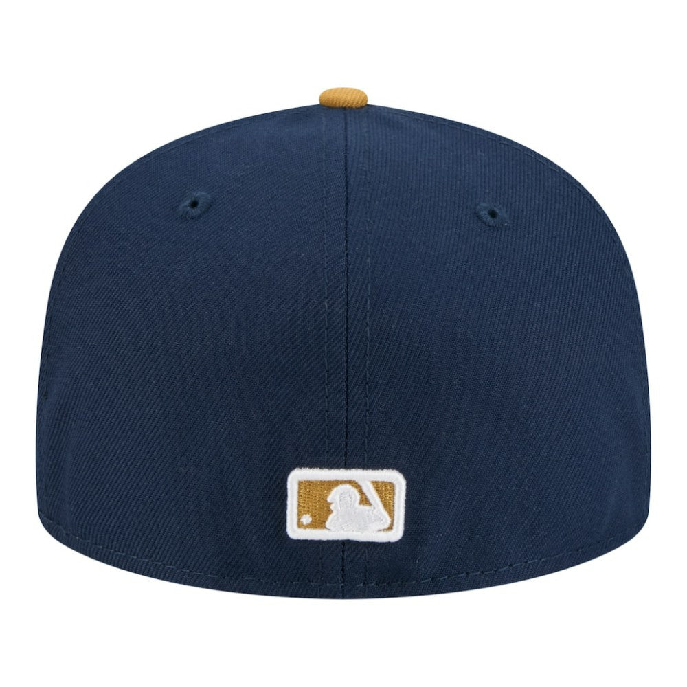 Washington Nationals New Era Two-Tone Color Pack 59FIFTY Fitted Hat - Navy/Khaki Hats
