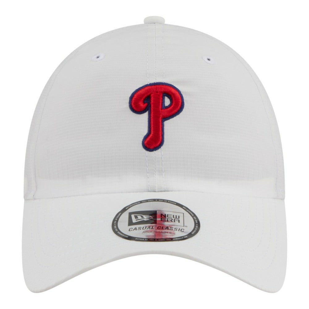 Philadelphia Phillies New Era Ripstop Casual Classic Adjustable Hat - White Hats