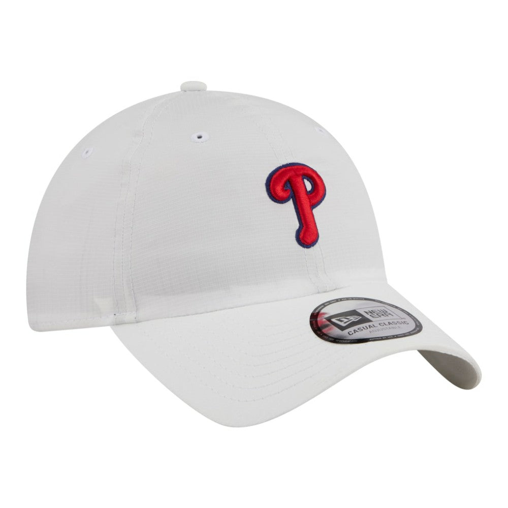 Philadelphia Phillies New Era Ripstop Casual Classic Adjustable Hat - White Hats