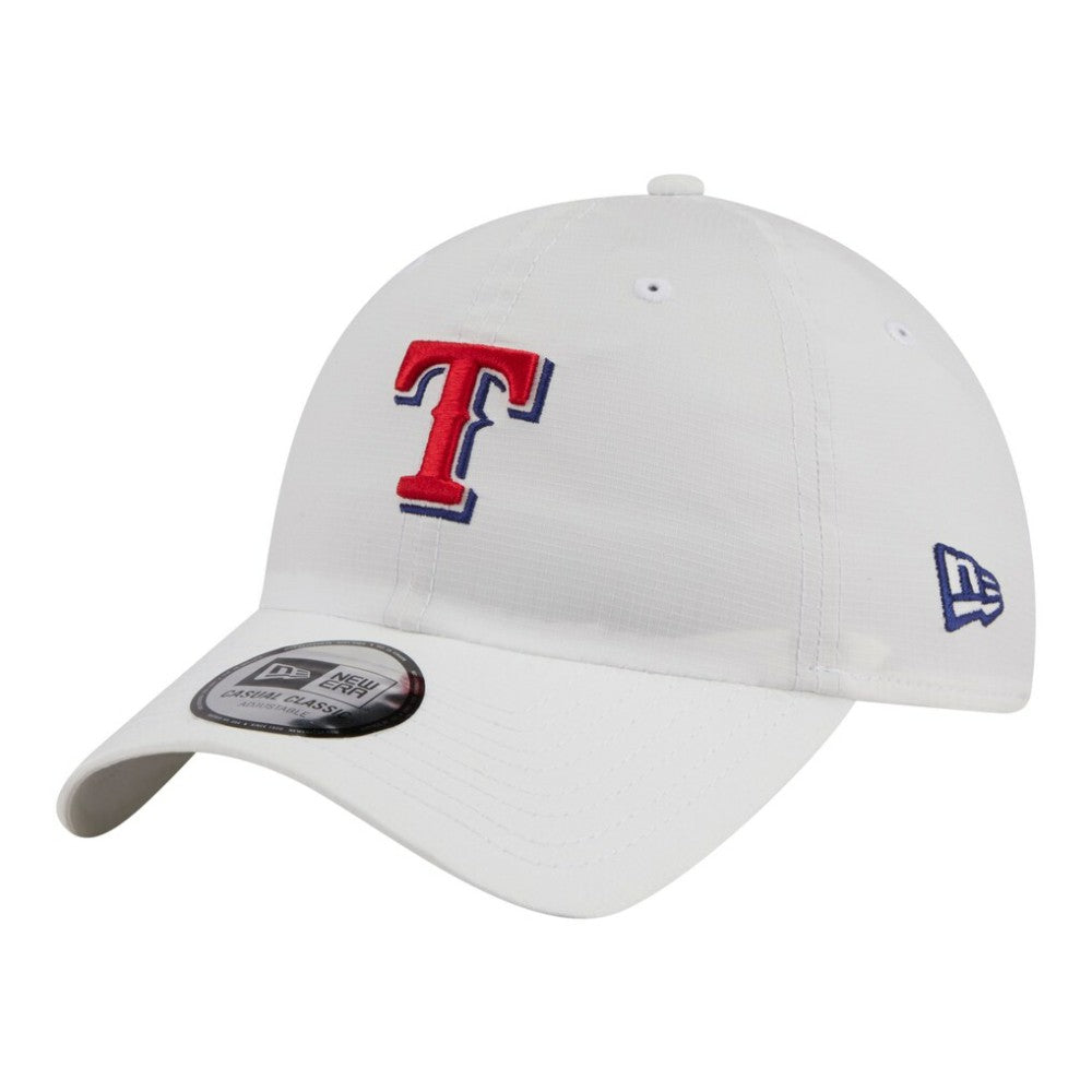 Texas Rangers New Era Ripstop Casual Classic Adjustable Hat - White Hats