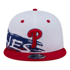 Philadelphia Phillies New Era 9FIFTY Snapback Hat - White/Red Hats