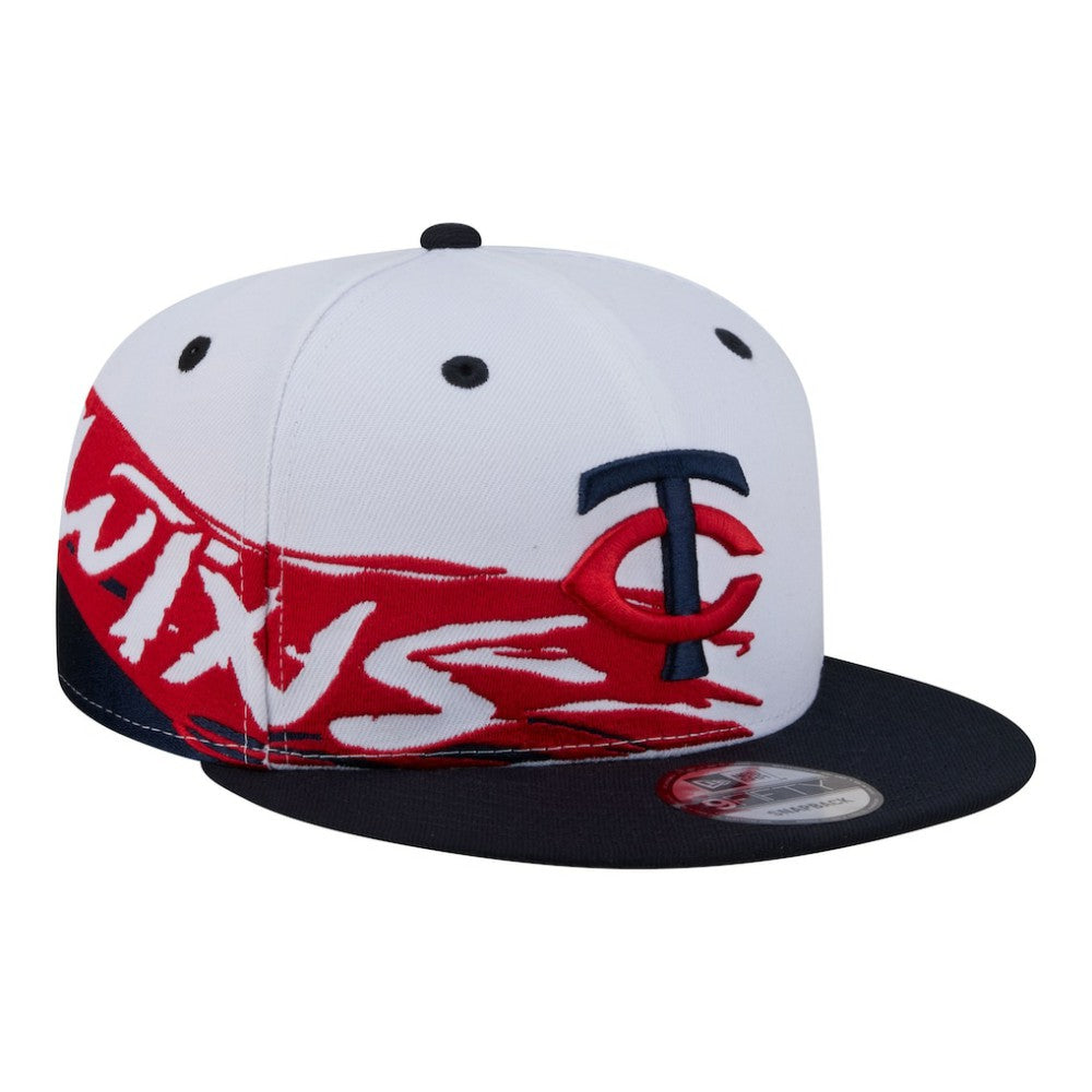 Minnesota Twins New Era 9FIFTY Snapback Hat - White/Navy Hats