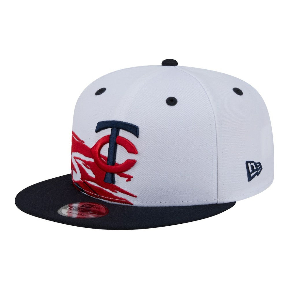 Minnesota Twins New Era 9FIFTY Snapback Hat - White/Navy Hats