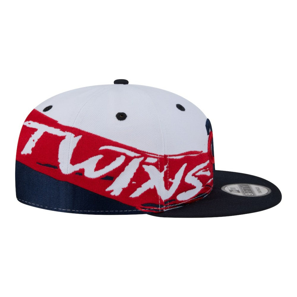 Minnesota Twins New Era 9FIFTY Snapback Hat - White/Navy Hats
