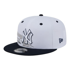 New York Yankees New Era 9FIFTY Snapback Hat - White/Navy Hats