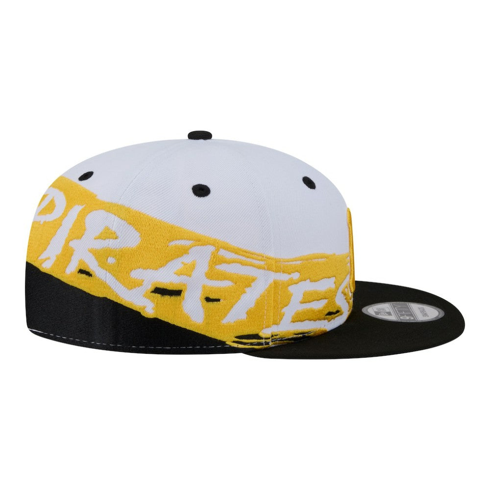 Pittsburgh Pirates New Era Swept 9FIFTY Snapback Hat - White Hats