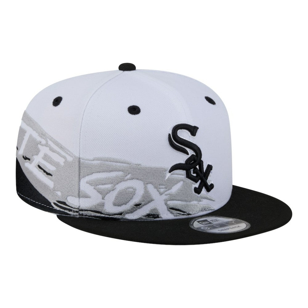 Chicago White Sox New Era 9FIFTY Snapback Hat - White/Black Hats
