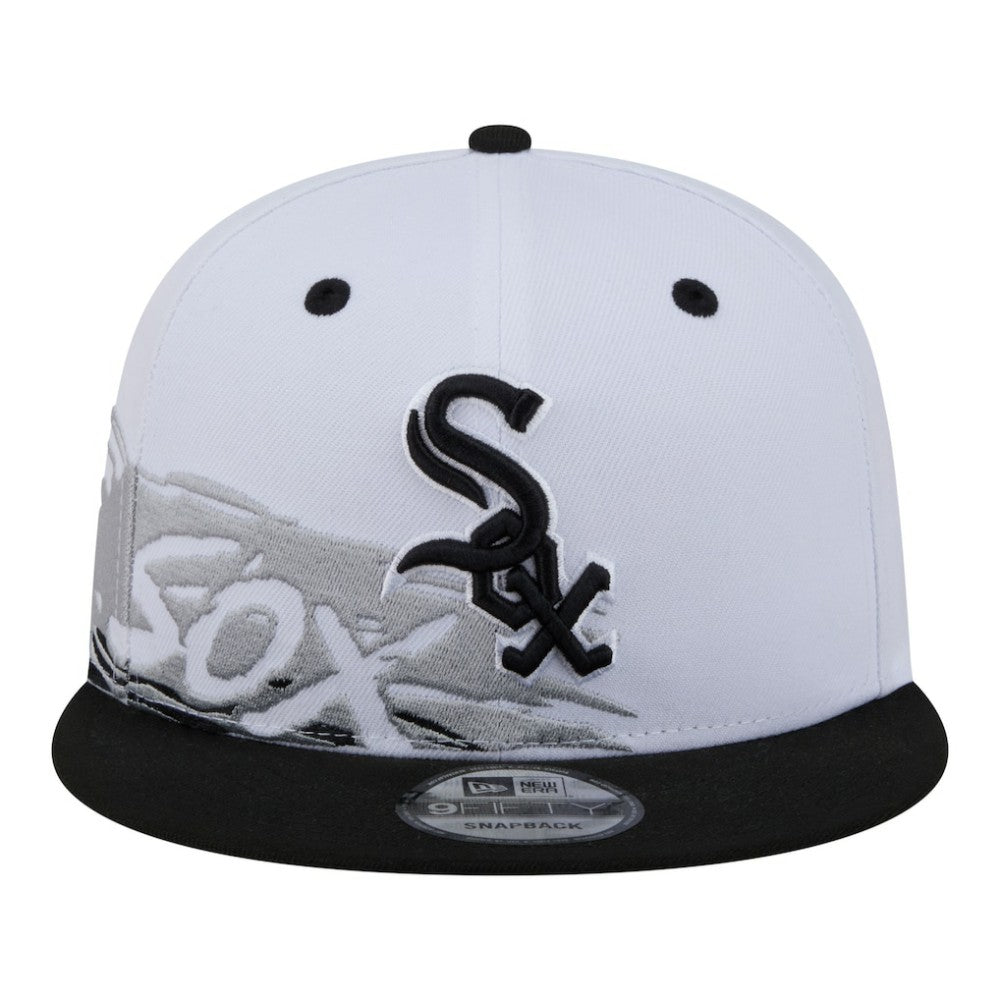 Chicago White Sox New Era 9FIFTY Snapback Hat - White/Black Hats