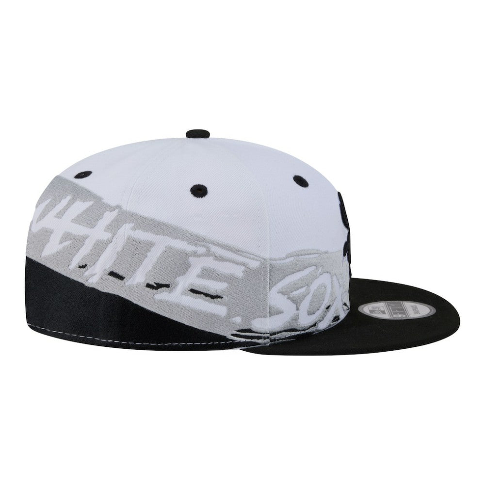 Chicago White Sox New Era 9FIFTY Snapback Hat - White/Black Hats
