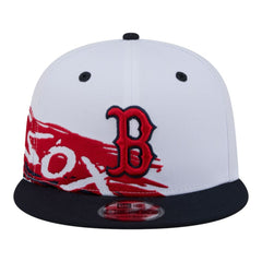 Boston Red Sox New Era 9FIFTY Snapback Hat - White/Navy Hats