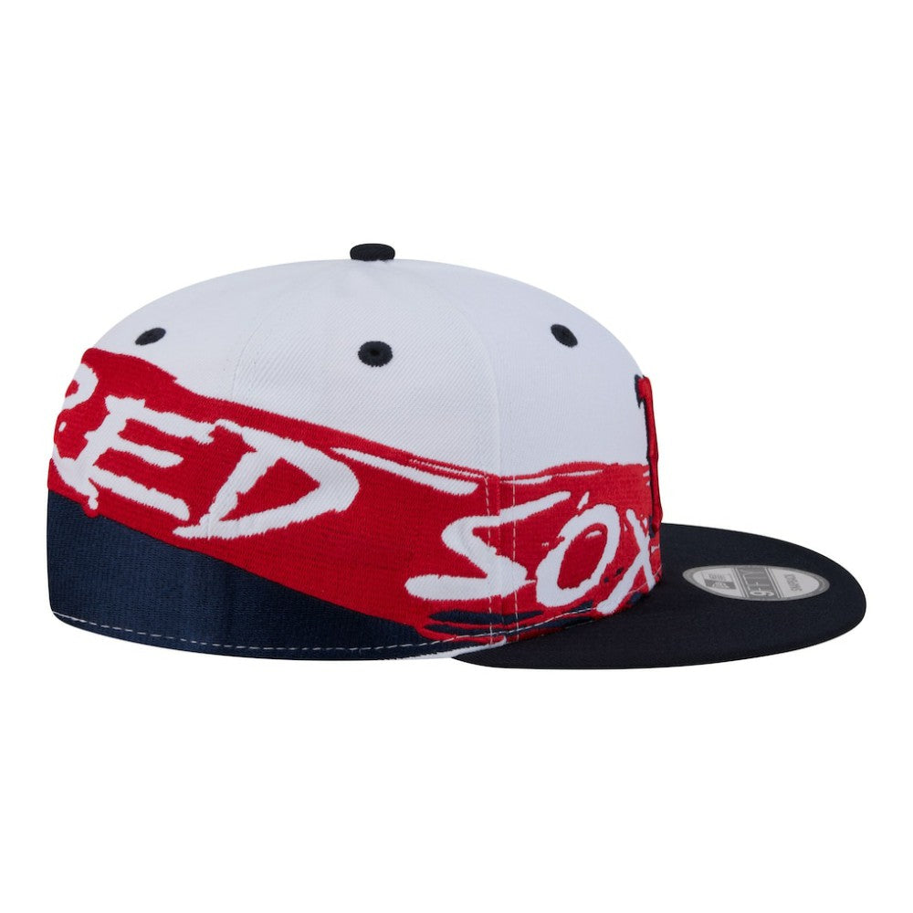 Boston Red Sox New Era 9FIFTY Snapback Hat - White/Navy Hats